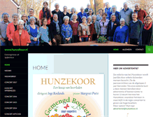 Tablet Screenshot of hunzekoor.nl